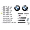 ORIGINALUS OEM BMW F45 Bagažinės Dangčio 218i Emblema Ženklelis Logotipas 51147383496