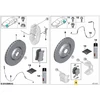 Originalus OEM galinis diskinių stabdžių trinkelių rinkinys BMW 34207883269