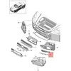 Originalus PORSCHE 718 Boxster Cayman 982 982C Apdaila Dešinė Matinė juoda 982807820OK1