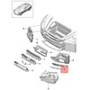 Originalus PORSCHE 718 Boxster Cayman 982 982C Apdaila Kairė Matinė juoda 982807819OK1