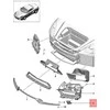 Originalus PORSCHE 718 Boxster Cayman 982 982C Apdaila Kairė Matinė juoda 982807945OK1