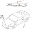 Originalus PORSCHE Boxster 987 įrašas 98755903702