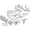 Originalus PORSCHE Cayenne 92A apdaila priekinėms žibintams kairė juoda 958505823009B9