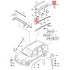 Porsche Cayenne 9P Stogo Bagažinės Laikiklio Šoninis Bėgelis Originalus 95555937800