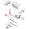 Originalus PORSCHE Macan 95B Spoiler Lip Juodas 95B8071101E0