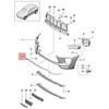 Originalus PORSCHE Macan 95B Spoiler Lip Juodas 95B8071101E0