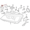 Originalus remonto komplektas O/S priekinių žibintų BMW X3 X4 M F25 F26 X3 18d 18i 63117401168
