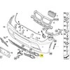 ORIGINALUS Rūko Žibintų Grotelės Dangtelis Kairėje BMW X3 E83 M Aero Paketas LCI 07-10