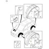 Originalus VOLVO XC60 17-> Priekinės dešinės ratų arkos dangtelio apdaila 31407825