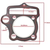 Other ATV 125 GALVUTĖS IR CILINDRO TARPIKLIS 54mm