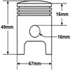 Other CILINDRAS ATV 250 CG 67mm PIN 16mm AC HB