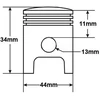 Other CILINDRAS GY6-60 44mm KAIŠTIS 13mm KYMCO ROMET ZIPP HW