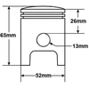 Other CILINDRAS WSK 125 52mm HW
