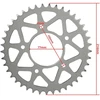Other GALINIS ŽVAIGŽDYS 520-41z CFMOTO 250 SR CHOHO