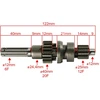 Other PAVARŲ DĖŽĖS VELENAS ATV ​​110/125 1+1 KOMPLEKTAS TZ