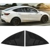 Other Šoninio lango spoileris "Tesla Model Y" 2021-2023 m. modeliui - 2 vnt. ABS trikampio dangtelis, juodas