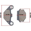 Other STABDŽIŲ KALADĖLĖS KAWASAKI KMX 125 KTM D-XC 250 SUZUKI GN 125 GSX 250/400 LC FM