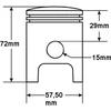 Other Stūmoklis MZ ETZ 150 57.50mm 3 STD aštrus