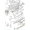 Platininis Pilkas Spoyleris VAG Audi A3 S3 Sportback 2009 2013 Originalus 8P0807434G1RR