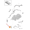 Porsche 718 Cayman 982 Variklio Vėdinimo Linija 9A210752100 NAUJA ORIGINALI