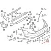 PORSCHE 911 997 Galinis numerio laikiklis 9977011130001C NAUJAS ORIGINALUS