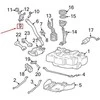 Porsche 911 Boxster 97 - 05 Kuro bako išleidimo vožtuvas ant užpildymo kaklelio 99620114301