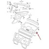 Porsche 996t Turbo Logotipas Juodas Originalus 99655130500A03