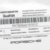 Porsche 997 Carrera S Šilumos Skydas Satin Juodas Originalus 9975056510101C