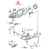 Porsche Boxster 986 1997 2004 Pagrindinis Priekinis Žibintas Originalus 98663113217