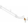 Porsche Cayenne 3.6 Benzinas Vairo stiprintuvo radiatoriaus laikiklis 95834757700 NAUJAS