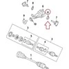 Porsche Cayenne 92A Galinės ašies sandariklis 95533259600 3.6 benzininis NAUJAS ORIGINALUS