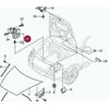 Porsche Cayenne 955 ir 957 variklio dangčio užraktas 2003-2010 - 95551150902