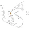 PORSCHE CAYENNE 9PA Dešinės priekinės žibintų plovimo purkštukas 95562816400 NAUJAS ORIGINALUS