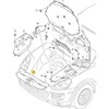 Porsche Cayenne E2 92 2011 2018 Juodas Satino Danga Originalus 958556806209B9