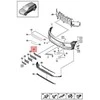Porsche Cayenne S Licence plate holder Matt Originalus 9Y0807287OK1