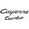 Porsche Cayenne Turbo Magnetų Užrašų Rinkinys 2 Blk Originalus WAP0502200RMSC