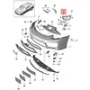 Porsche Cayman 981 98 2014 2016 Kairio Juostos Rėmelis Tamsus Juodas Originalus 98150556302OK1