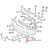 PORSCHE CAYMAN 987 Priekinis Bamperis Kairysis Apatinis Spoileris 987505527019B1 NAUJAS ORIGINALUS