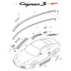 Porsche Cayman 987C S Užrašas Gruntuotas Originalus 98755998501