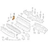 PORSCHE MACAN 95B dešinės pusės radiatoriaus atramos laikiklis 95B807334A NEW GENUINE