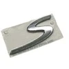 PORSCHE MACAN Galinė bagažinė Chrome S raidėmis emblema emblema originali 95B853675A