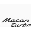 Porsche Macan Turbo Magnetiniai Užrašai 2 Rinkinys Originalus WAP0502080PMAC