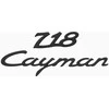 Porsche Magnetiniai Užrašai 718 Cayman Originalus WAP0502060PCAY