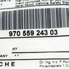 PORSCHE PANAMERA 970 Galinės bagažinės emblema ženklelis 97055924303 NAUJAS ORIGINALUS