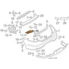 PORSCHE PANAMERA 970 Galinės Buferio Dešinės Laikiklio Juosta 97050563603 NAUJA ORIGINALI