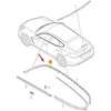 PORSCHE PANAMERA 970 Priekinis Kairysis Stogo Apdailos 97053748107A78 NAUJAS ORIGINALUS