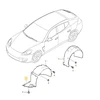 PORSCHE Panamera ratų korpuso įdėklas kairės pusės priekinis priekinis originalus 97050412321