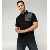 Porsche Fanwear Vyriški Juodi Polo Marškinėliai WAP16100M0RMSF
