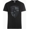 Porsche Tekstile Marškinėliai Crest Vyriški Juodi XXL Originalus WAP821XXL0K