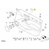 Priekinės Durų Panelės Rankenos Dėklas BMW E46 51418224401